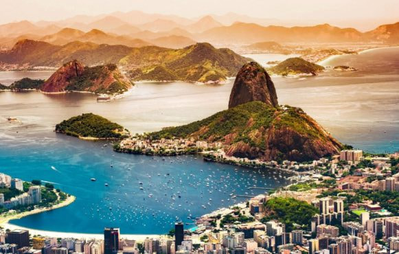 An Aerial Photo of Rio De Janeiro
