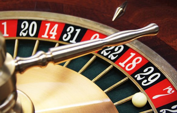 A Shot of a Standard Roulette Wheel