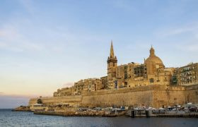 The Maltese capital city of Valletta