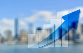 Chart and Buildings in the Back