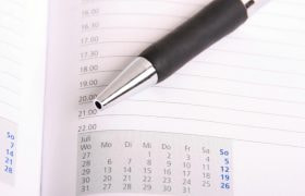 A Pen and a Calendar.