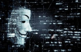 Medlem i hackergruppen anonymous
