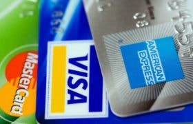 AmEx, Visa and Mastercard Cards