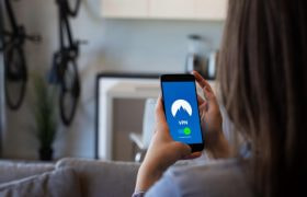 Someone Using a VPN on a Phone