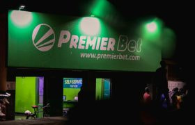 A Betting Shop with Customers