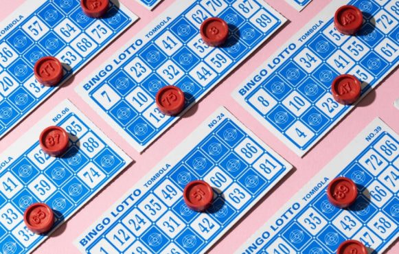 Bingobrickor med markörer