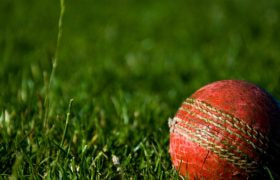 A Red Cricket Ball