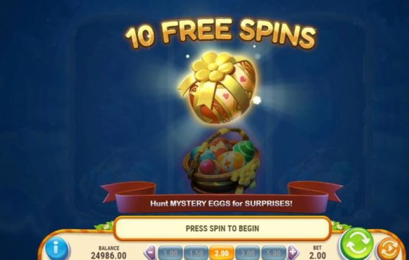 Free Spins Bonus in Mystery Egg Surprise Demo
