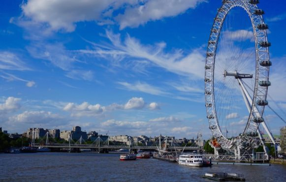 London Eye and The Thames