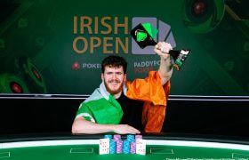 Irish Poker Open winner, Simon Wilson.