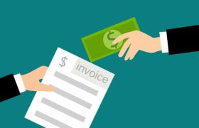 An Invoice Letter and a Banknote