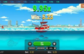 Screenshot from the New Boat Bonanza Rider Slot by Play'n GO