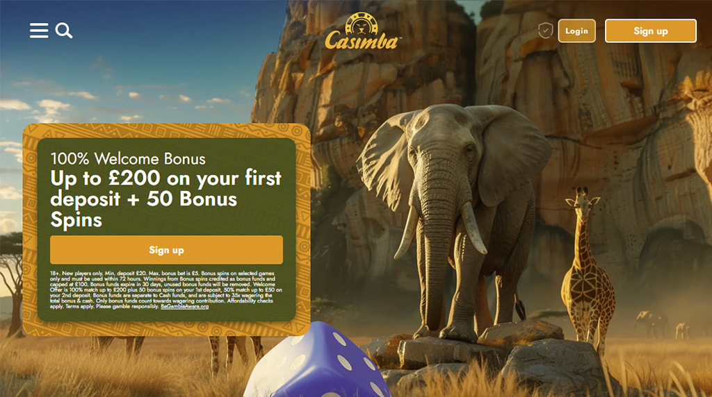 Casimba Casino Welcome Bonus and Roaring Tournaments