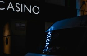Casino Sign in Dark