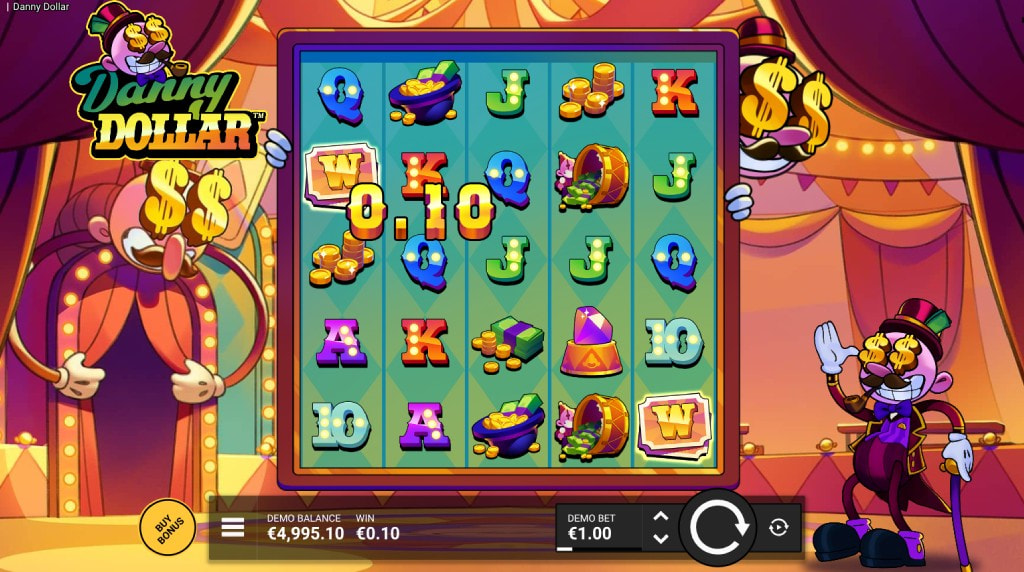 Screenshot From The New Danny Dollar by Hacksaw Gaming Game