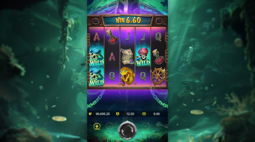 Screenshot of the Travelling Wilds Feature of Dead Man's Riches