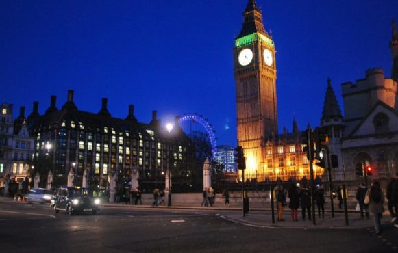 Big Ben and Parliament Buildings at Night