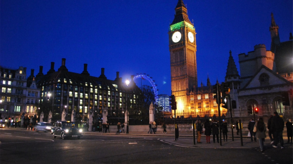 Big Ben and Parliament Buildings at Night