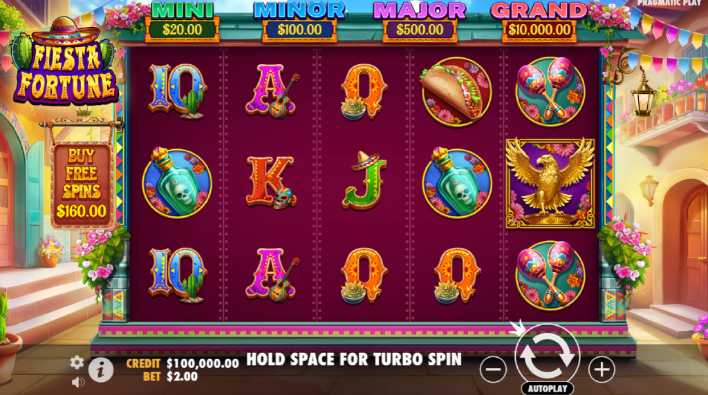 Screenshot from the New Fiesta Fortune Slot by Pragmatic Play