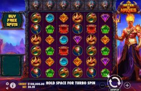 Screenshot from the New Gates of Hades by Pragmatic Play Game