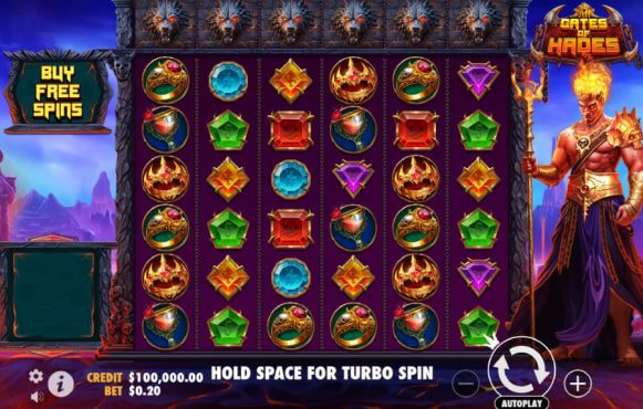 Screenshot from the New Gates of Hades by Pragmatic Play Game