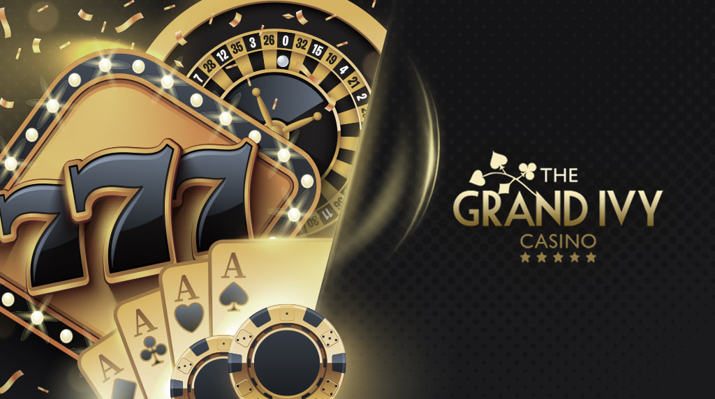 The Grand Ivy Casino Logo on a Coloured Background