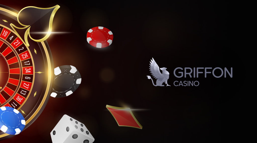 The Griffon Casino Logo on a Coloured Background
