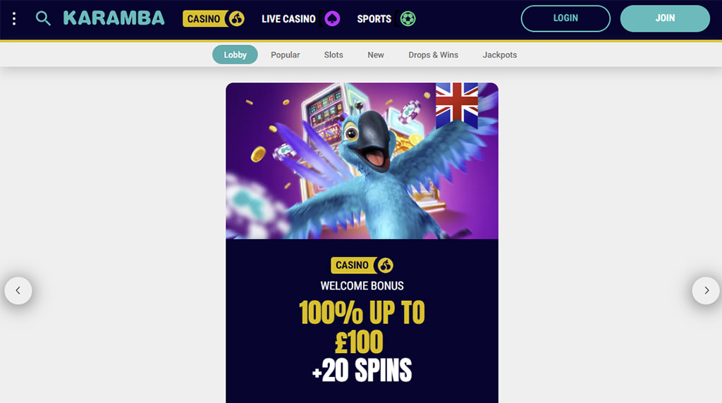 Karamba Casino Welcome Bonus and Weekly Promotional Calendar