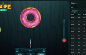 Screenshot from the New Knife Drop by Galaxsys Game