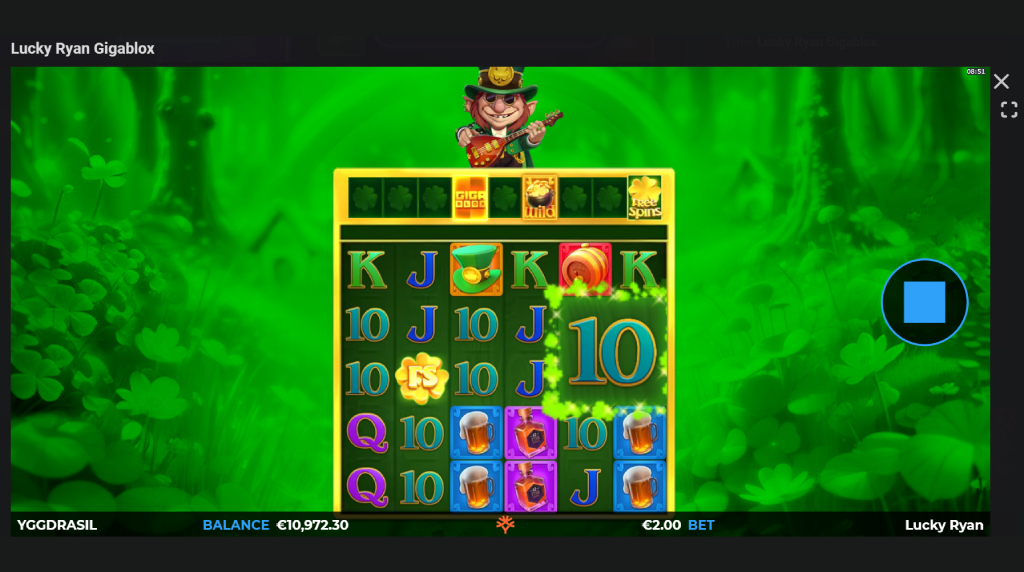 Screenshot of the Gigablox of Lucky Ryan Gigablox