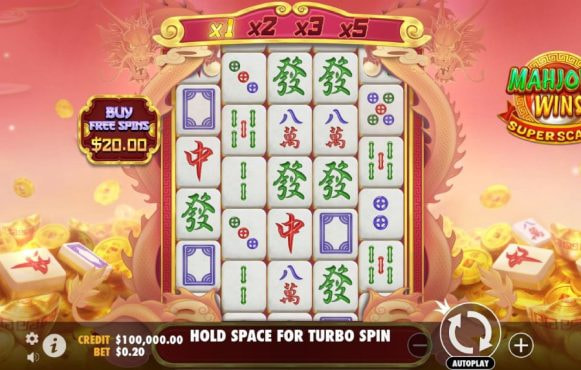 Screenshot from the New Mahjong Wins Super Scatter by Pragmatic Play
