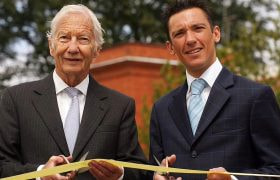 Lester Piggott and Frankie Dettori pictured in 2007.