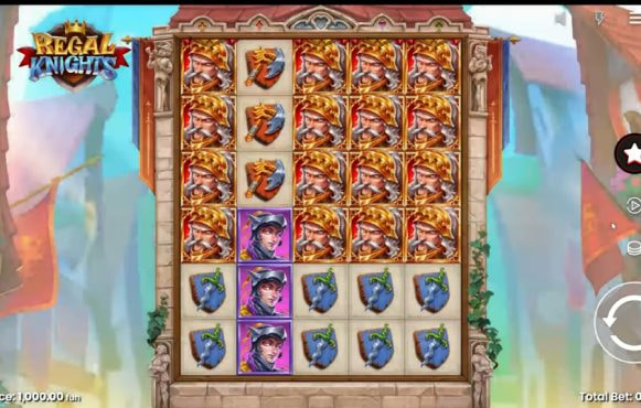 Screenshot from the New Regal Knights by Push Gaming Game