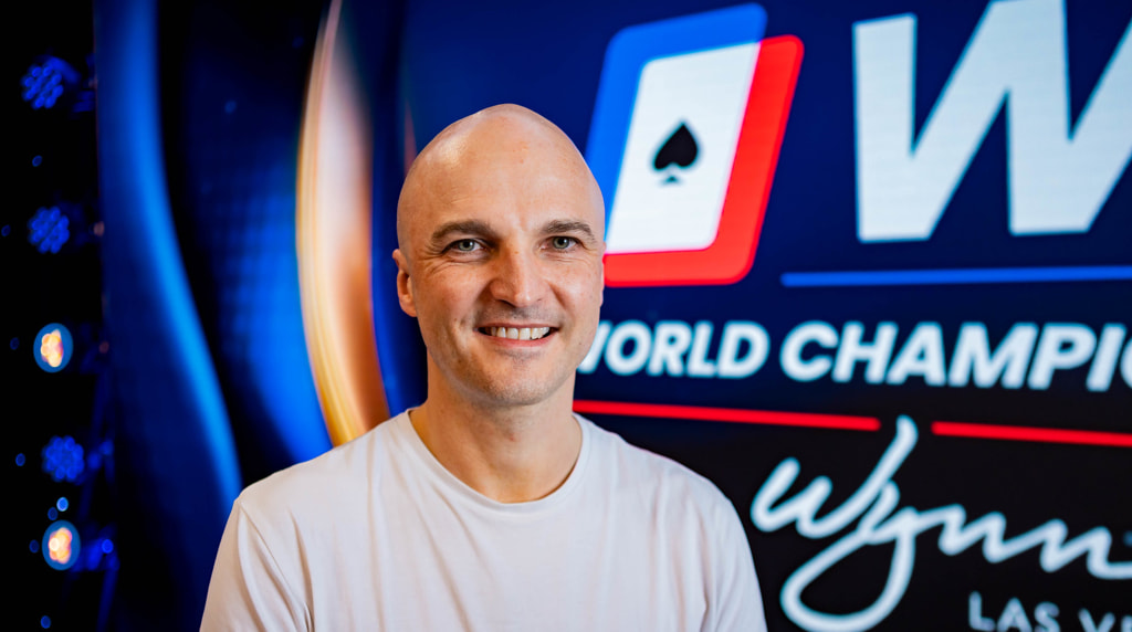 Rob Sherwood poses for the camera at the 2024 WPT World Championship.
