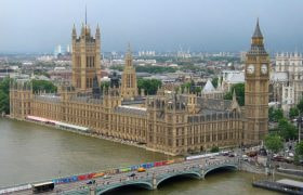 Houses of Parliament from Above
