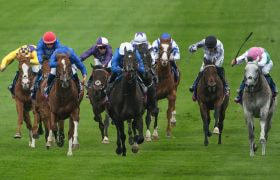The Field Dash to the Line in the 2025 2000 Guineas.
