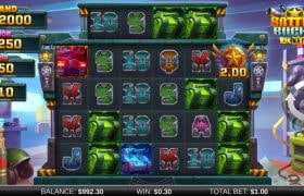 Screenshot from the New Battle Bucks 10k Ways by Reelplay Game