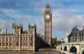 Big Ben from Across the Thames in London