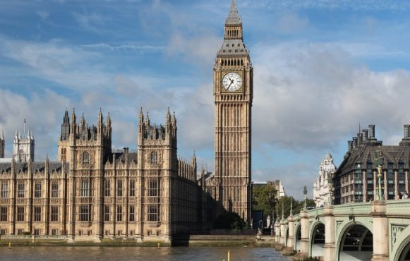 Big Ben from Across the Thames in London