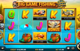 Screenshot from the New Big game Fishing Golden Catch Slot by Reflex Gaming