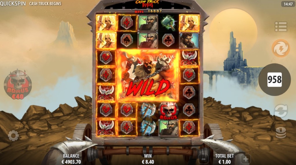 Screenshot of the Big Wild of Cash Truck Begins