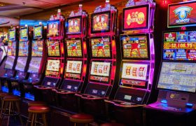 enarmade banditer på ett landbaserat casino