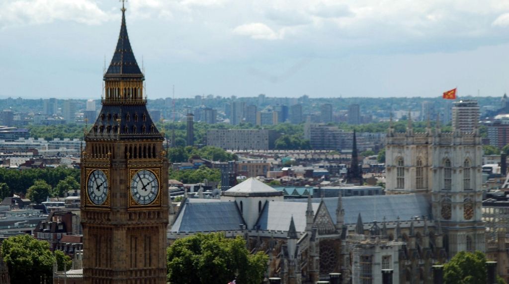 Big Ben and London Skyline