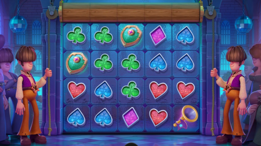 Screenshot of Groovy Knights Dreap Drop in Action