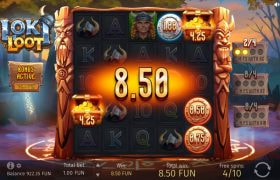 Screenshot from the New Loki Loot by BGaming Game