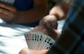 People playing cards