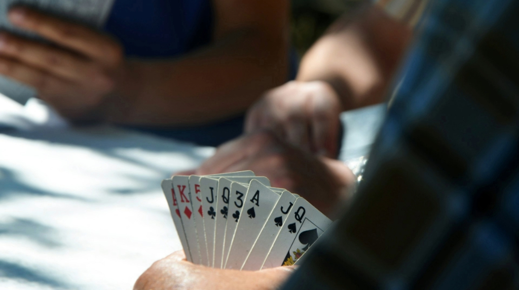 People playing cards