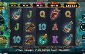 Screenshot from the New Phantom Tides Slot by Realistic Games