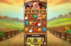 Screenshot from the New Pig Farm by Pragmatic Play Game