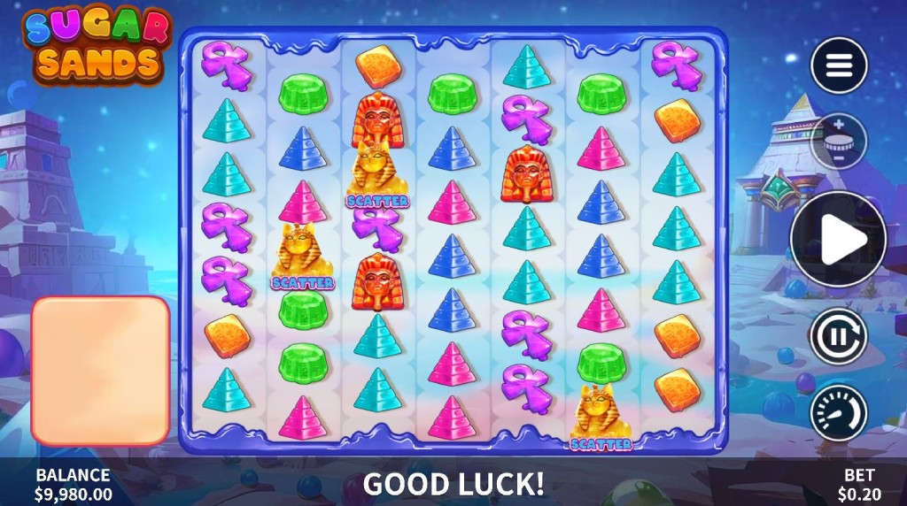 Screenshot of the Free Spins of Sugar Sands